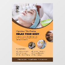 Adesivo de janela de spa personalizado