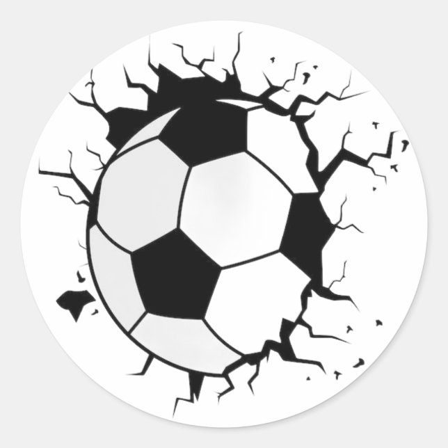 Adesivo de Jogada Dinâmica de Futebol (Frente)