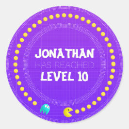 Adesivo de jogador para o jogo de aniversário On