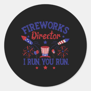 Adesivo De Julho Diretor De Fogos De Artifício Eu Lidero V