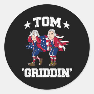 Adesivo De Julho Thomas Jefferson Griddy Tom Griddin