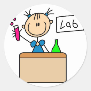 Adesivo de Laboratório de Ciências da Escola
