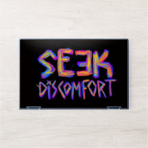 Adesivo de Laptop Citação Neon Abstrato