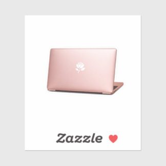 Adesivo de Laptop Luxo em Dourado Rosa Babe Chefe 