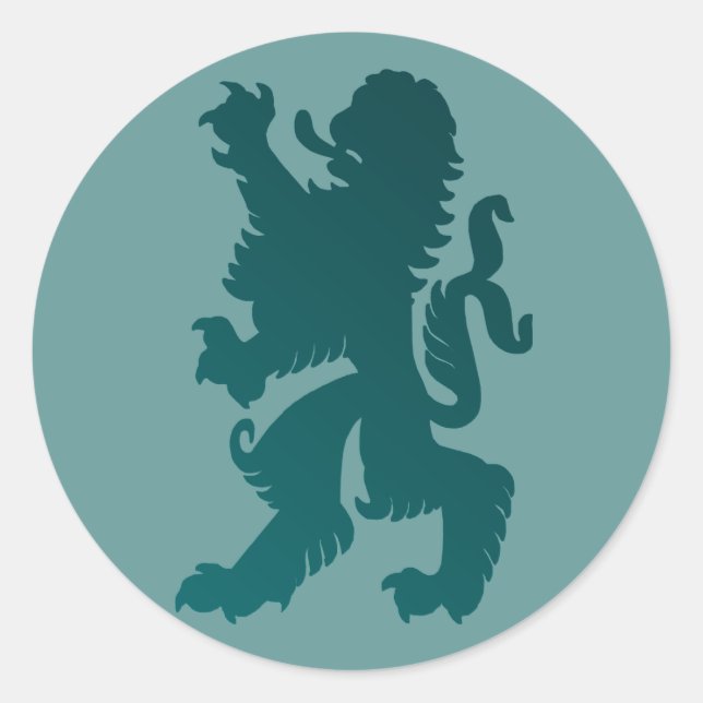 Adesivo de Leão Poderoso (Frente)