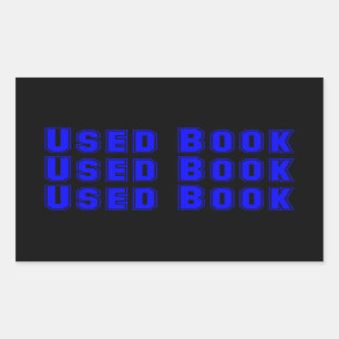 Adesivo de livro usado
