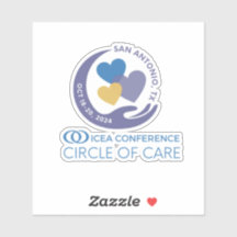 Adesivo de logotipo de conferência ICEA personaliz