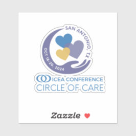 Adesivo de logotipo de conferência ICEA personaliz