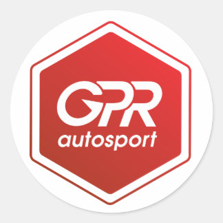 Adesivo de logotipo empilhado