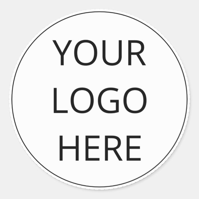 Adesivo de logotipo redondo (Frente)