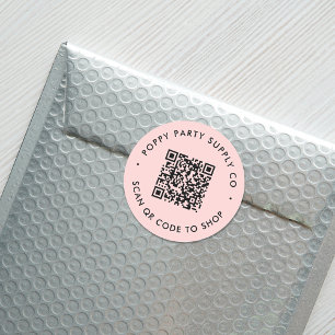 Adesivo de Loja de QR Code Personalizado