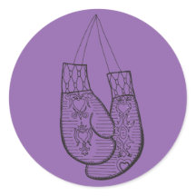 Adesivo de luvas de boxe