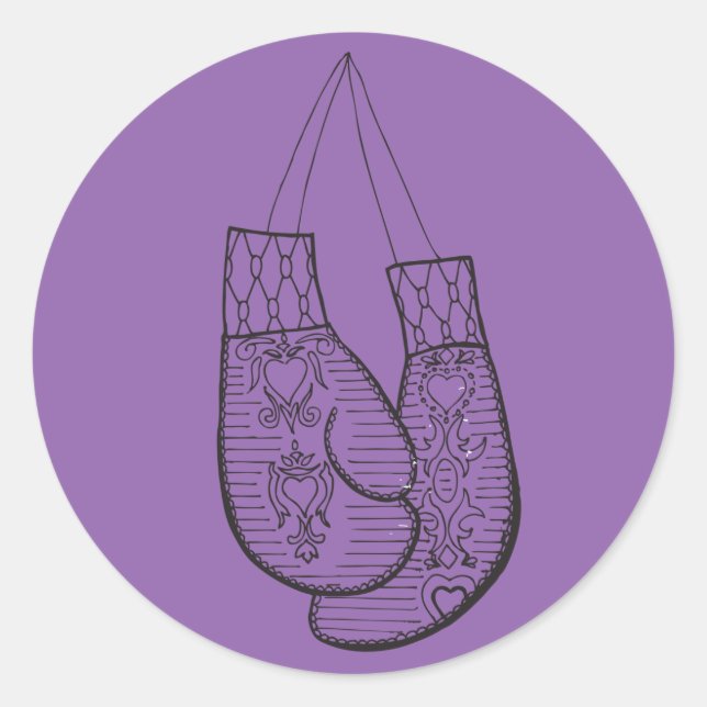 Adesivo de luvas de boxe (Frente)