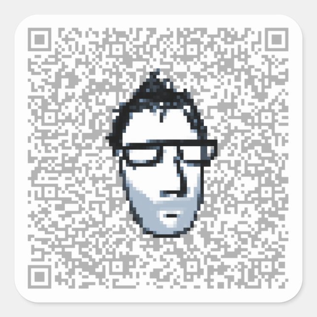 adesivo de luz do código visnup qr (Frente)