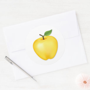 Adesivo de Maçã Golden Delicious