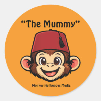 Adesivo de Macaco Macaco Khaki - A Múmia