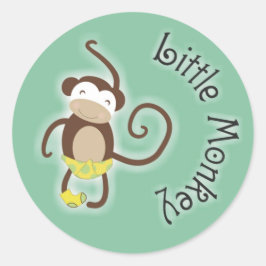 Adesivo de Macaquinho Bebê 3,8 cm