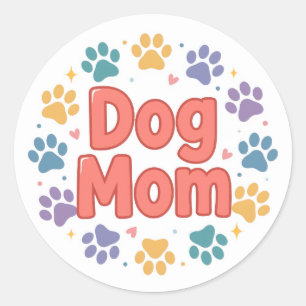 Adesivo de Mãe de Cachorro