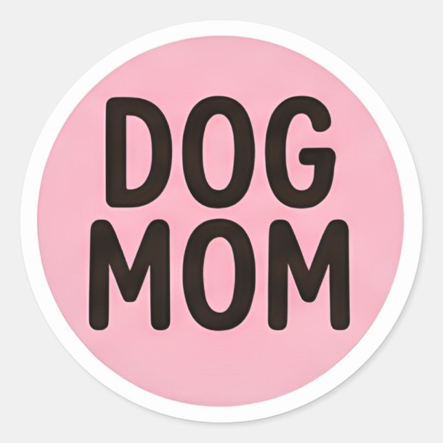 Adesivo de Mãe de Cachorro – Decalque Fofo para Am (Frente)