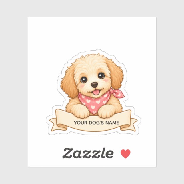 Adesivo de Mãe de Cachorro Personalizado Sticker C (Folha)