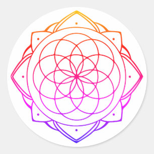 Adesivo de Mandala Simples