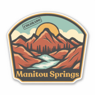 Adesivo de Manitou Springs, Colorado