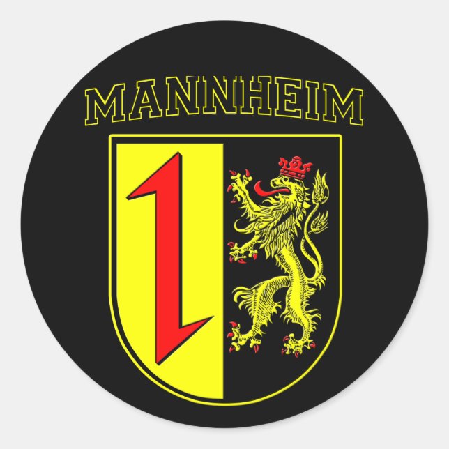 Adesivo De Mannheim brasões, Crest/ (Frente)