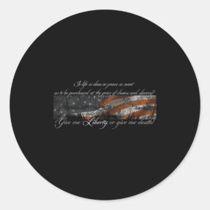 Adesivo Dê-me Liberdade Ou Dê-me a Morte Patrick Henry Ful