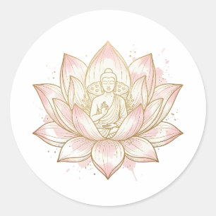 Adesivo de Meditação do Lótus Gautam Buddh S Pac