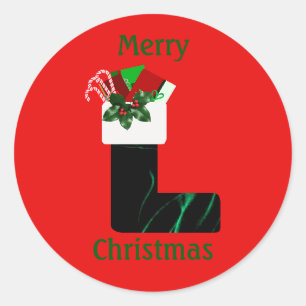 Adesivo de Meia de Natal