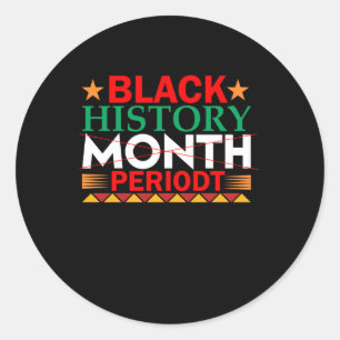 Adesivo de Mês do Histórico Preto (periodt)