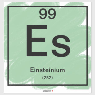 Adesivo de Mesa periódica - Einsteinio