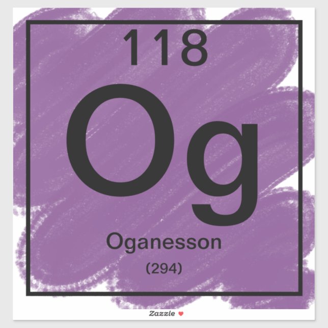 Adesivo de Mesa periódica - Organização (Folha)