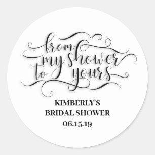 Adesivo De meu chá a seu - obrigado