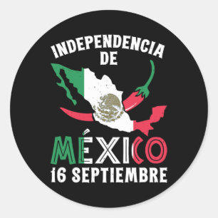Adesivo De Mexico 16 Septiembre Independência Mexicana 1