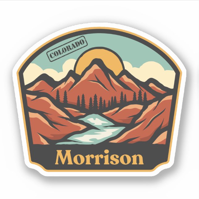Adesivo de Morrison, Colorado (Frente)