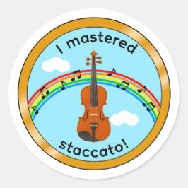 Adesivo de Motivação Medalha de Staccato para Cria