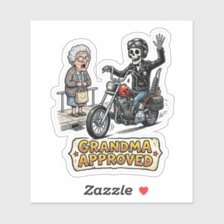Adesivo de Motoqueiro Engraçado - Hora de Silêncio