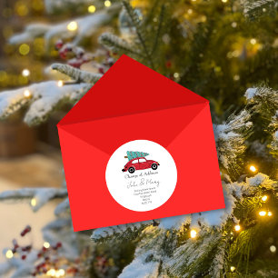 Adesivo de Mudança de Endereço de Natal Carro Ve