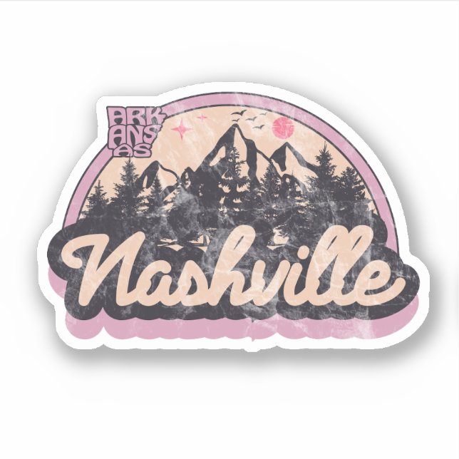 Adesivo de Nashville, Arkansas (Frente)