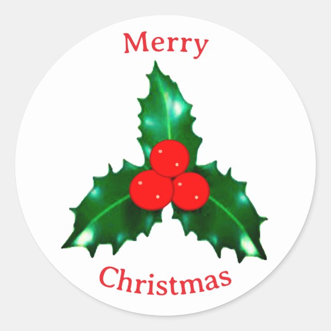 Adesivo de Natal (Frente)