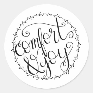 Adesivo de Natal Comfort & Joy
