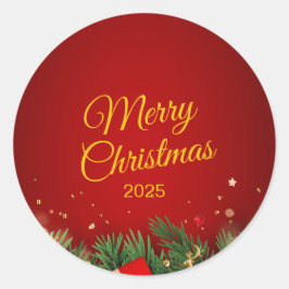 Adesivo de Natal – Decalque Festivo de Férias