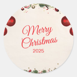 Adesivo de Natal – Decalque Festivo de Férias