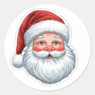 Adesivo de Natal do Papai Noel Antigo