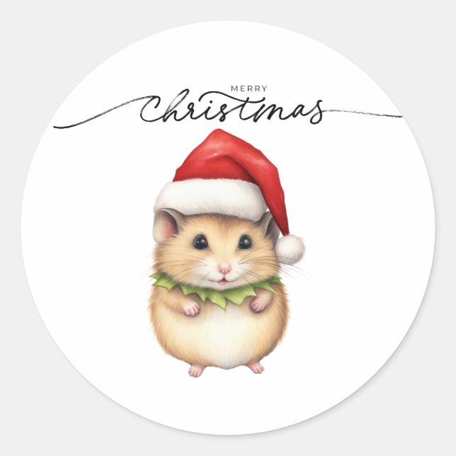 ADESIVO DE NATAL DO RATO (Frente)