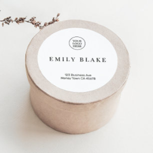 Adesivo de Negócios Clássico Minimalista