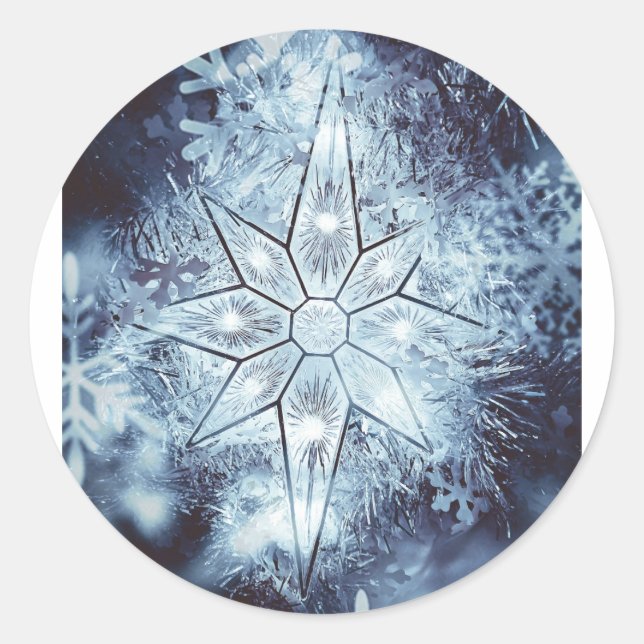 adesivo de neve de inverno (Frente)