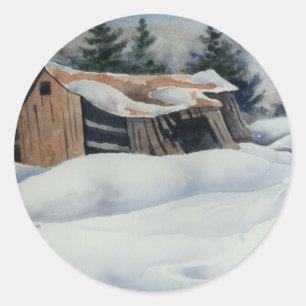 Adesivo de neve de inverno