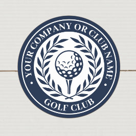 Adesivo de Nome Personalizado Classic Golf Nome Az